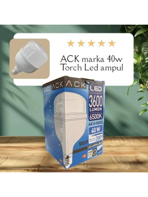 Ack 40W 220-240V E27 6500K T120 LED Ampul AA13-04023