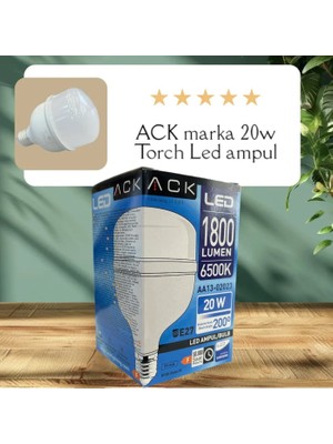 Ack 20W 220-240V E27 6500K Dob T100 LED Ampul AA13-02023
