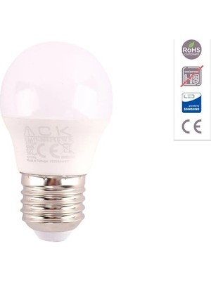 Ack 5W 220-240V E27 4000K Top LED Ampul AA11-00521