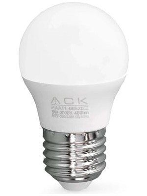 Ack 5W 220-240V E27 3000K Top LED Ampul AA11-00520