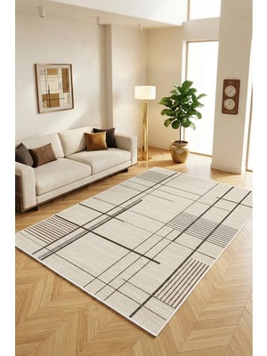 Decomia Home Dijital Kaymaz Yıkanabilir Renkli Salon Halısı Mutfak Halısı Koridor Halısı