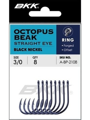 Bkk Octopus Beak Straight Eye Olta Iğnesi