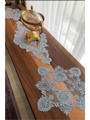 Belirtilmemiş Salon Takımı 3 Parça Yemek Masası Örtüsü Sehpa Örtüsü