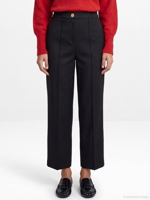 Dilvin 72809 Dikiş Detaylı Culotte Pantolon
