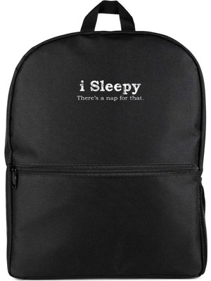 Z zepplin I Sleepy Sırt Çantası Siyah