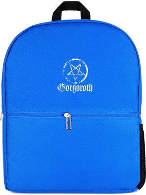 Z zepplin Gorgoroth Pentagram Mavi Sırt Çantası