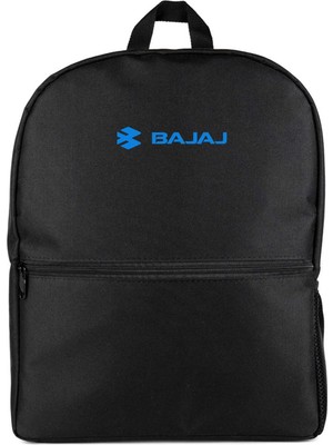 Z zepplin Bajaj Logo 2 Siyah Sırt Çantası