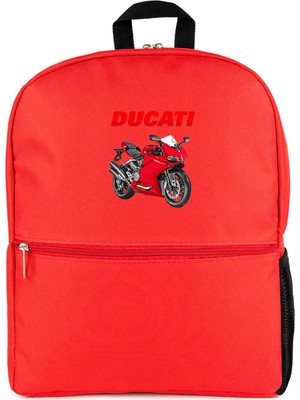 Z zepplin Ducati 959 Kırmızı Sırt Çantası