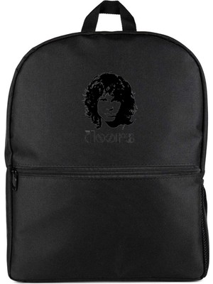 Z zepplin The Doors Jim Morrison Silhouette Siyah Sırt Çantası