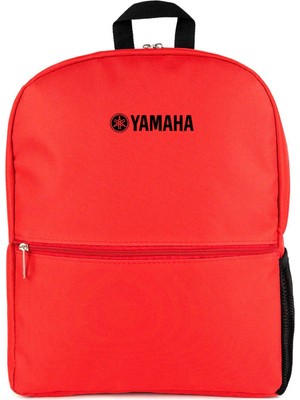 Z zepplin Yamaha LogoText Kırmızı Sırt Çantası