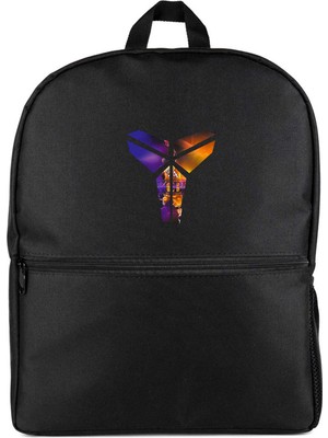 Z zepplin Kobe Bryant Logo Siyah Sırt Çantası