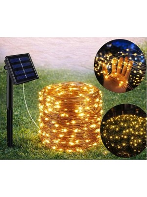 Ack AG60-20801 10MT 100LED 3000K Solar LED Susleme Isigi