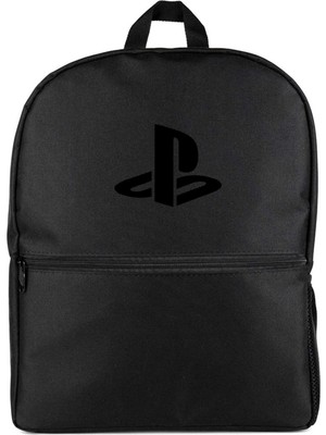 Z zepplin Playstation Logo Black Siyah Sırt Çantası
