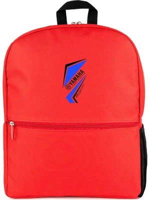Z zepplin Yamaha Racing Revission Logo Kırmızı Sırt Çantası