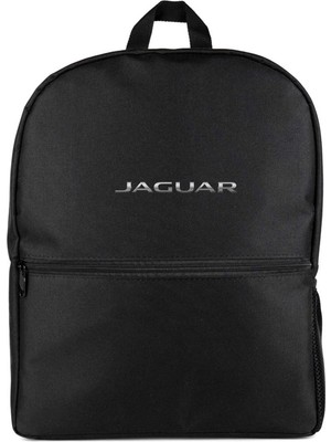 Z zepplin Jaguar Silver Text Siyah Sırt Çantası