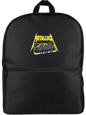 Z zepplin Metallica Tape Siyah Sırt Çantası