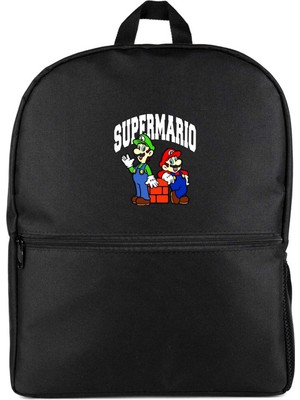 Z zepplin Süper Mario Siyah Sırt Çantası