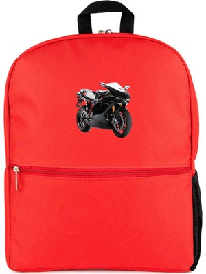 Z zepplin Ducati 1098 Kırmızı Sırt Çantası