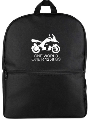 Z zepplin One World 1250GS White Sırt Çantası Siyah