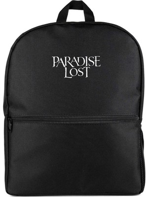 Z zepplin Paradise Lost Text Siyah Sırt Çantası
