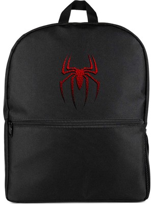 Z zepplin Spiderman Suit Siyah Sırt Çantası