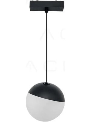Ack 6W Slim Magnet Ray Armatür Küre Sarkit  10CM 3000K IP20 AD45-08101