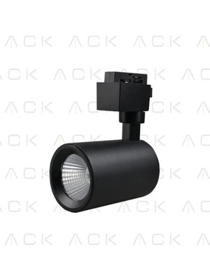 Ack 10W Cob LED Ray Armatür Siyah Kasa 6500K AD30-11031
