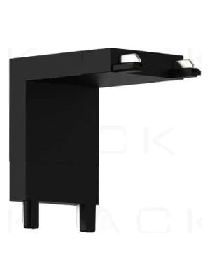 Ack Slim Magnet Ray 90° Dikey Baglanti Aparati Sivaüstü AD45-97200