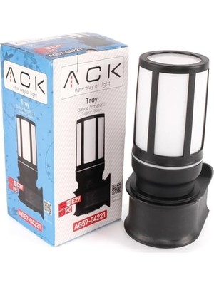 Ack Troy Bahçe Duvar Apligi E27 Duy 240MM AG57-04221