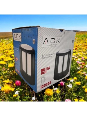 Ack Lunar Pc Bahce Set Ustu Armaturu E27 22,5MMX27MM AG55-08021