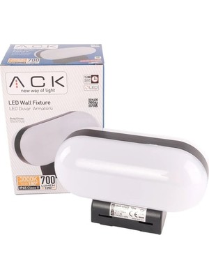 Ack 10W Pc Duvar Apligi 3000K AG40-01602