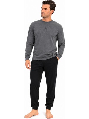 Elitepoint 1929 Erkek O-Yaka Kışlık Pijama Takım