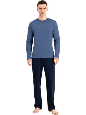 Elitepoint 1928 Erkek O-Yaka Kışlık Pijama Takım