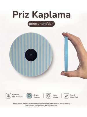Perest Circa Stripe — Dekoratif Priz / Anahtar Çerçevesi