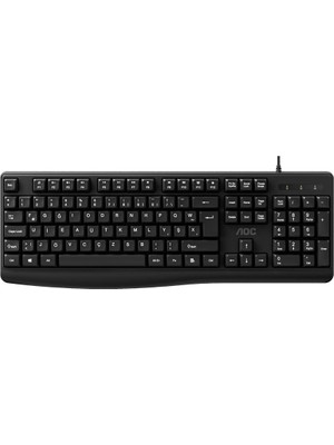 Aoc KB120B/62 F Tuş Dizilimli USB Kablolu Klavye
