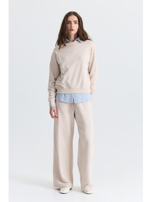 Antioch Bisiklet Yaka Sweatshirt ve Geniş Paça Pantolon Takım