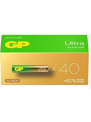Gp G-Tech LR03 Aaa Boy Ultra Alkalin Ince Kalem Pil 40'lı Paket GP24AUT-2B40