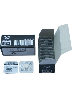 Maxell SR-721SW/362 10LU Paket Pil