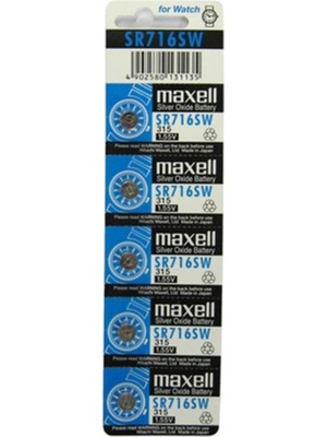 Maxell SR-716SW/315 10LU Paket Pil