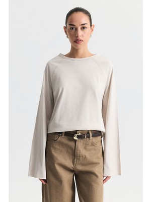 Antioch Uzun Kollu Basic T-Shirt