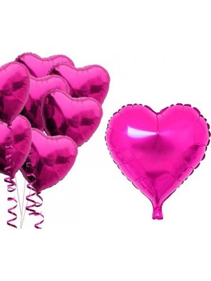 Pazariz Kalp Folyo Balon 40 cm 10 Adet Kalp Folyo Balon Seti Kalpli Balon Folyo 40 cm 10 Adet Fiyatıdır