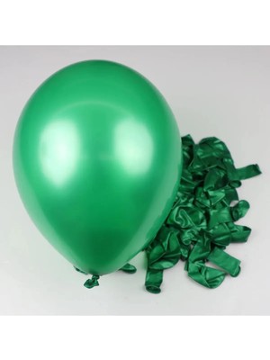 Pazariz Metalik Balon Parti Organizasyon Balonu 12 Inç Düğün Doğum Günü Dekorasyon 10 Adet
