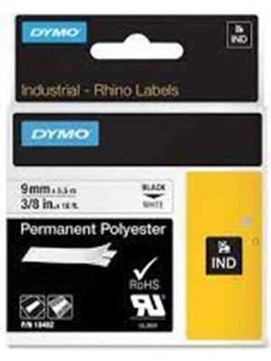 Dymo 1868735 Xtl Sabit Polyester Düz Yüzey 6 x 9 Beyaz/siyah