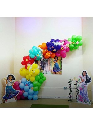 Pazariz Pastel Tonlar Balon Zinciri 100 Adet