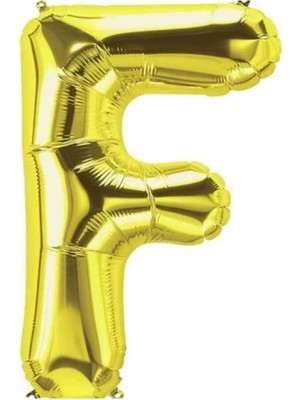 Pazariz F Harf Folyo Balon Gold 100 cm