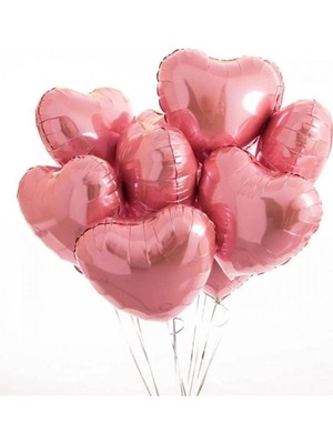 Pazariz Kalp Folyo Balon 40 cm 10 Adet Kalp Folyo Balon Seti Kalpli Balon Folyo 40 cm 10 Adet Fiyatıdır