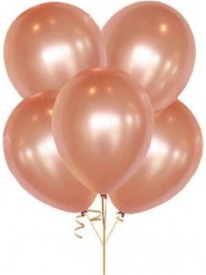 Pazariz 100 Adet Metalik Sedefli Kaliteli Uçan Balon Rose