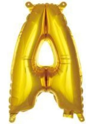Pazariz 16 Inç 35 cm Altın Folyo Harf Balon A