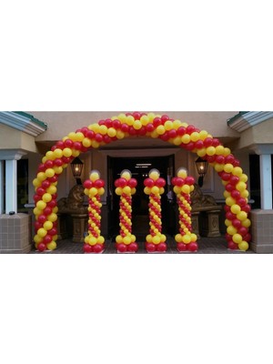 Pazariz 100 Adet Temalı Balon ve 5 Metre Balon Zinciri