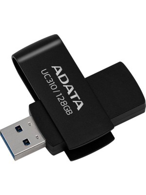 Adata UC310/128GB 128GB Usb3.2 Gen1 Black Flash Bellek